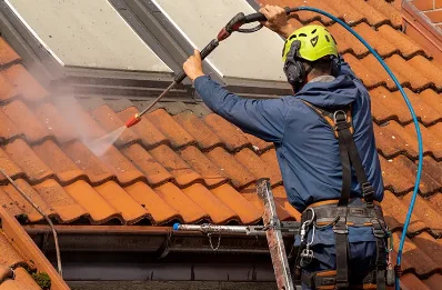 Démoussage et hydrofuge de toiture au Thuel